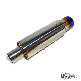 Глушитель HKS Hi-Power 63мм вход / 89 мм выход (универсальный) тихий бас