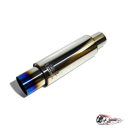 Глушитель HKS Hi-Power 76 мм вход / 89 мм выход (универсальный) тихий бас