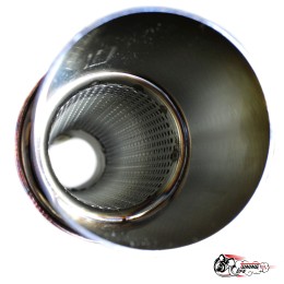 Глушитель HKS Hi-Power 76 мм вход / 89 мм выход (универсальный) тихий бас