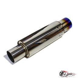 Глушитель HKS Hi-Power 76 мм вход / 89 мм выход (универсальный) тихий бас