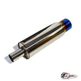 Глушитель HKS Hi-Power 51мм вход / 89 мм выход (универсальный) тихий бас