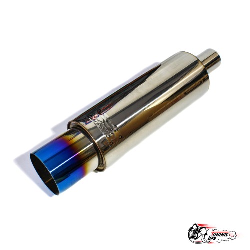 Глушитель HKS Hi-Power 51мм вход / 89 мм выход (универсальный) тихий бас