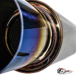 Глушитель HKS Hi-Power 63мм вход / 89 мм выход (универсальный) тихий бас