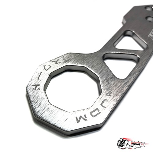Петля буксировочная Password JDM с углом серебро