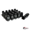 Гайки колесные Project MU Super 7 lock черные (М12х1.25)