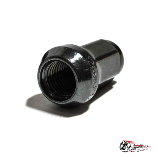 Гайки колесные Project MU Super 7 lock черные (М12х1.25)
