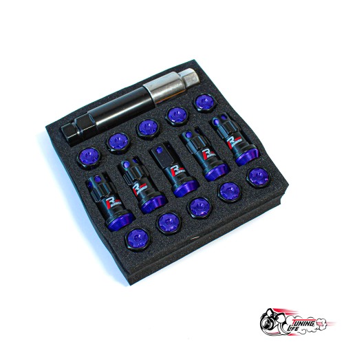 Гайки колесные MAX GUARD синие (М12х1.25)