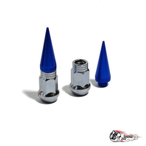 Гайки Blox nut сталь+алюминий синие M12*1.5