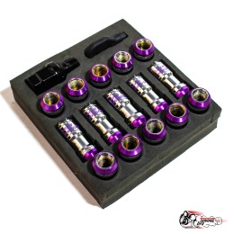 Гайки колесные Volk Racing Formula Nut фиолетовые (М12х1.25)
