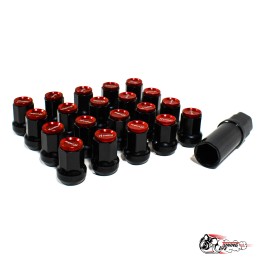 Гайки колесные Project MU TYPE-M lock красные (М12х1.5)