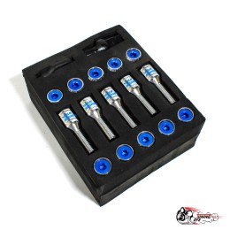 Болты колесные Volk Racing синие (M12х1,5)