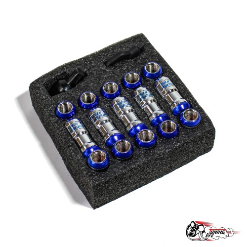 Гайки колесные Volk Racing Formula Nut синие (М12х1.25)