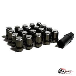 Гайки колесные Project MU Super 7 lock серебро (М12х1.25)