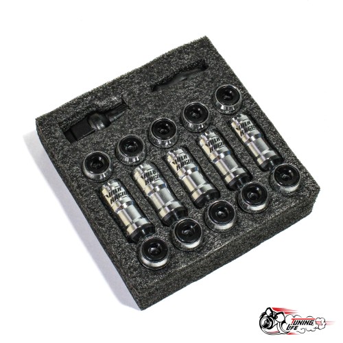 Гайки колесные Volk Racing Formula Nut чёрные (М12х1.5)
