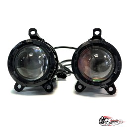 Противотуманные фары LED Лазер ЛАДА Приора c линзой 40W (ПТФ)