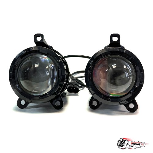 Противотуманные фары LED Лазер ЛАДА Приора c линзой 40W (ПТФ)