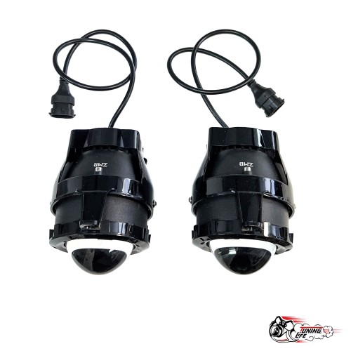 Противотуманные фары LED Лазер ЛАДА Приора c линзой 40W (ПТФ)