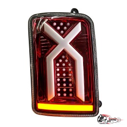 Светодиодные фонари Нива "Иксы" красные (оригинал)