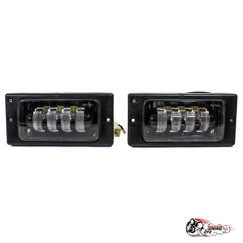 Противотуманные фары LED ВАЗ 2113-15/2110-12 двухрежимные (дальний/ближний) Sal-Man