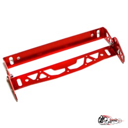 Крепление номера "JDM" красный