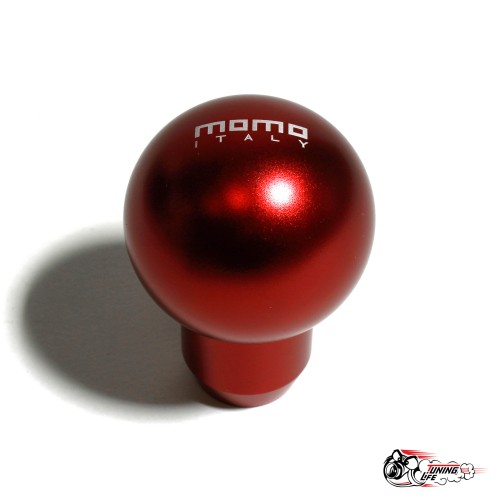 Насадка на рычаг КПП "MOMO" красная