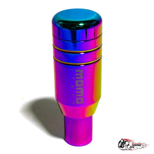 Насадка на рычаг КПП МОМО Neo Chrome цилиндр с механизмом нажатия