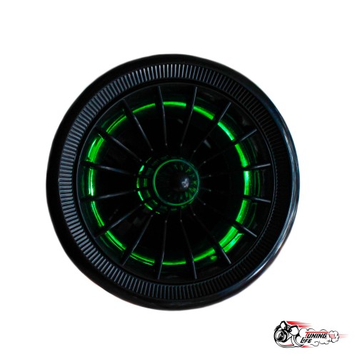 Дефлектор воздуховода AMG ЛАДА Гранта регулируемый с RGB подсветкой ЧЕРНЫЙ
