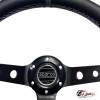Руль Sparco кожа черный центр серая полоска 6 отверстий D32