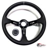 Руль Sparco кожа черный центр серая полоска 9 отверстий D35