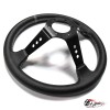 Руль Sparco кожа черный центр серая полоска 9 отверстий D35