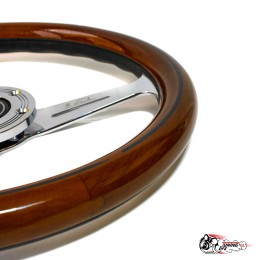 Руль Nardi style хром настоящее дерево