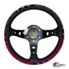 Руль Vertex 1996 вынос кожа розовый