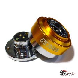 Адаптер для руля быстросъемный "Sparco" золотой