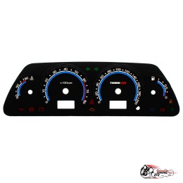 Шкала ВАЗ 2113-15 VDO в стиле Приора 2 (синяя)