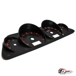 Шкала Шевроле НИВА/НИВА VDO в стиле Vesta (красная)