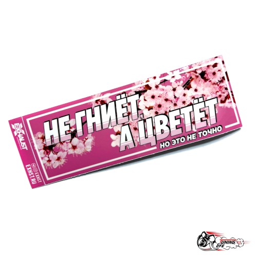 Стикер Не гниет а цветет