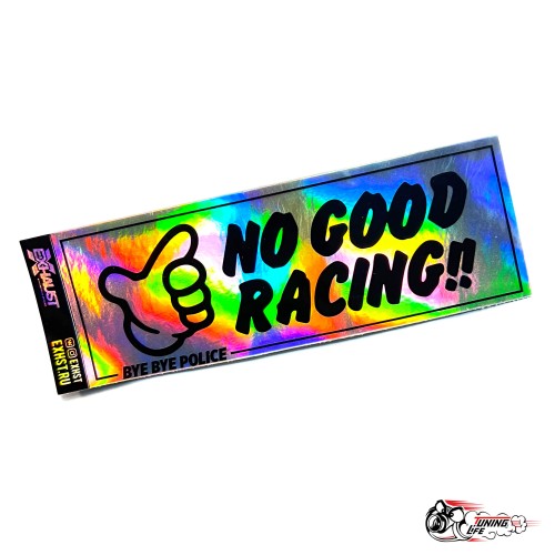 Стикер (голографический) No good racing