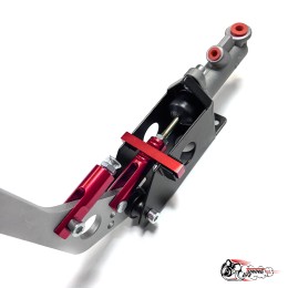 Гидроручник с фиксатором вертикальный 2 положения без бачка (красный)