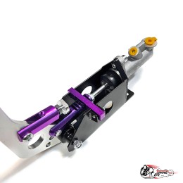 Гидроручник с фиксатором вертикальный 2 положения без бачка (фиолетовый)