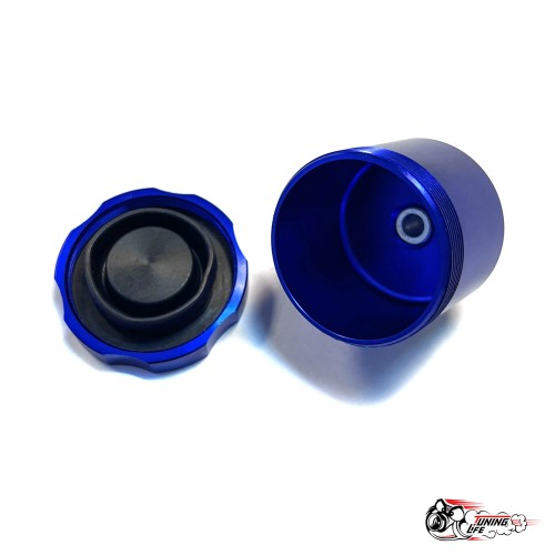 Бачок для тормозной жидкости алюминиевый Синий