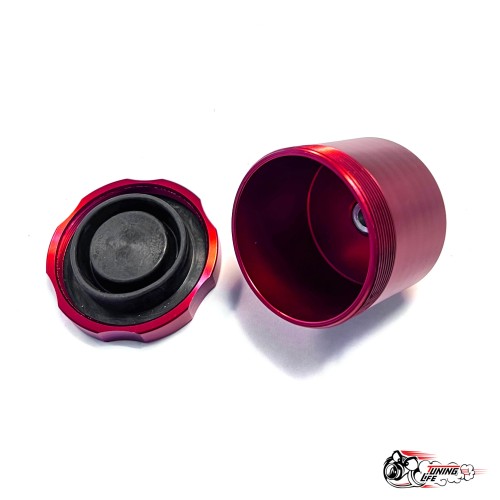 Бачок для тормозной жидкости алюминиевый Красный