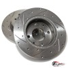 Диски тормозные задние ATS-SPORT с перфорацией и насечками 2108 (2шт)