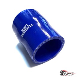 Силиконовый патрубок 45 - 51 мм, прямой (синий)