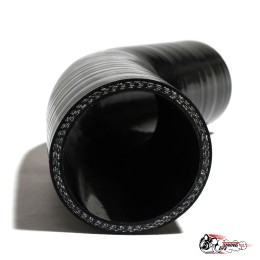 Силиконовый патрубок 57 мм, 45° черный