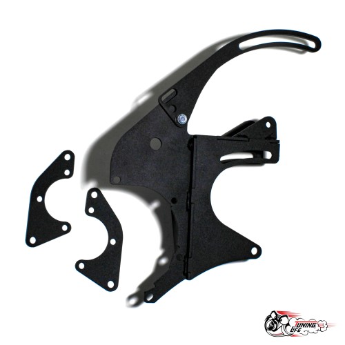 Кронштейн переноса генератора Gts с ГУРом нива регулируемый + ремень