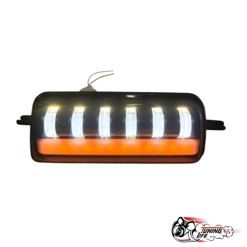 Надфарники LED Нива с полосой снизу 2022 (LEDZILLA)