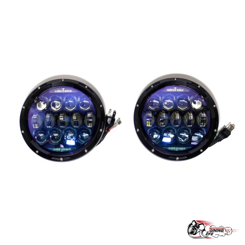 фары светодиодные 3 полосы УАЗ\\НИВА HP-HLD-001 130 ВАТТ