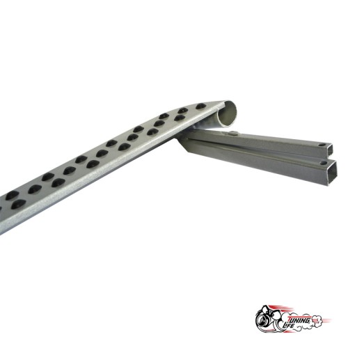 Пороги с резинкой ТЕХНОСФЕРА "Эксклюзив",21214 "Нива" Urban 4*4 серые