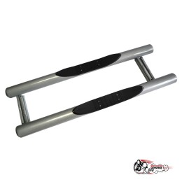 Пороги "Труба с проступью" СЕРЫЕ 21214 "Нива", Urban 4*4