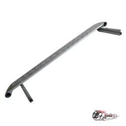 Пороги с алюминиевым листом d51, 21214 "Нива", Urban 4*4 серые